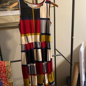 J. Taylor Colorblock Dress
